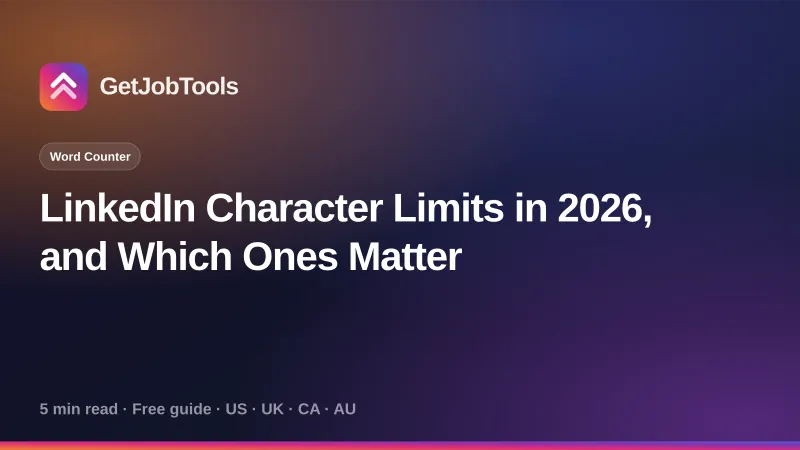 LinkedIn Character Limits in 2026, and Which Ones Matter