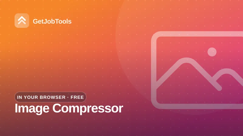 Image Compressor – free browser tool on GetJobTools